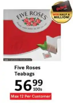 Oxford Freshmarket Five Roses Teabags offer