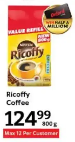 Oxford Freshmarket Nescafe Ricoffy Coffee offer