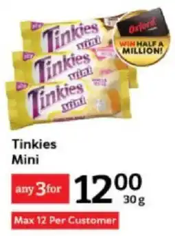 Oxford Freshmarket Tinkies Mini offer