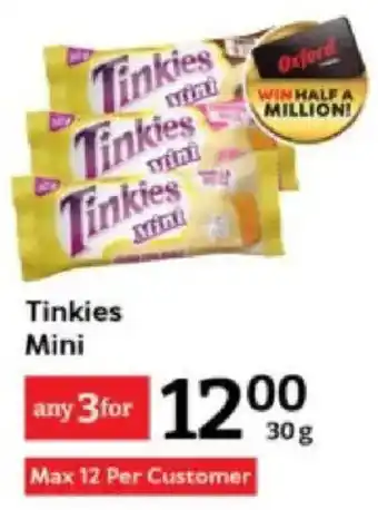 Oxford Freshmarket Tinkies Mini offer