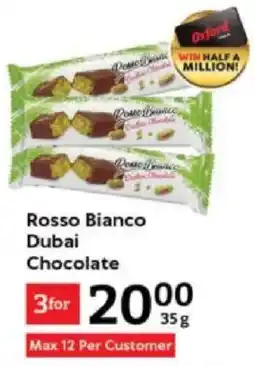 Oxford Freshmarket Rosso Bianco Dubai Chocolate offer