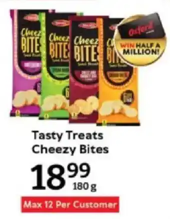 Oxford Freshmarket Tasty Treats Cheezy Bites offer