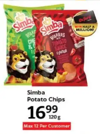 Oxford Freshmarket Simba Potato Chips offer