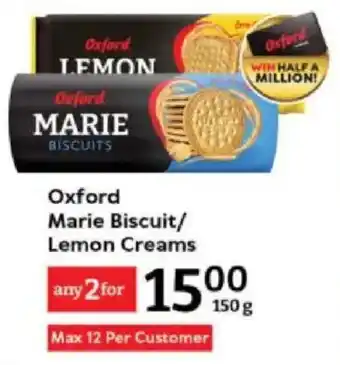 Oxford Freshmarket Oxford Marie Biscuit/ Lemon Creams offer