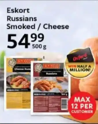 Oxford Freshmarket Eskort Russians Smoked/ Cheese offer