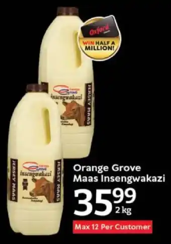 Oxford Freshmarket Orange Grove Maas Insengwakazi offer