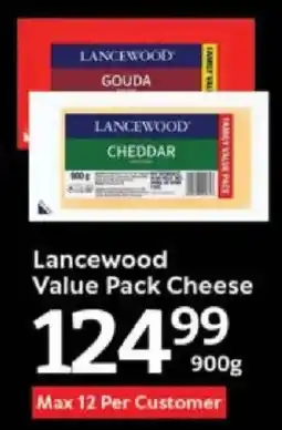 Oxford Freshmarket Lancewood Value Pack Cheese offer