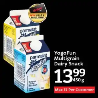 Oxford Freshmarket YogoFun Multigrain Dairy Snack offer