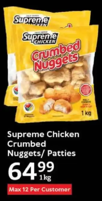 Oxford Freshmarket Supreme Chicken Crumbed Nuggets/ Patties offer