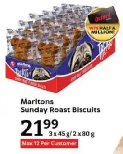 Oxford Freshmarket Marltons Sunday Roast Biscuits offer
