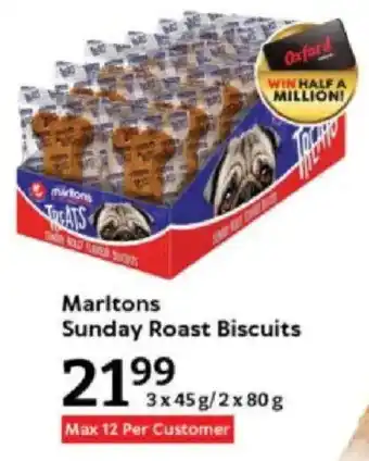 Oxford Freshmarket Marltons Sunday Roast Biscuits offer