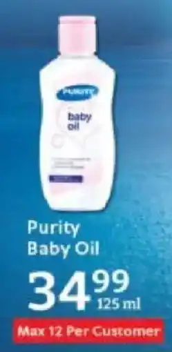 Oxford Freshmarket Purity Baby Oil offer