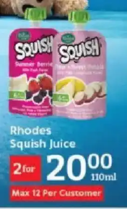 Oxford Freshmarket Rhodes Squish Juice offer