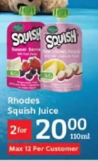 Oxford Freshmarket Rhodes Squish Juice offer