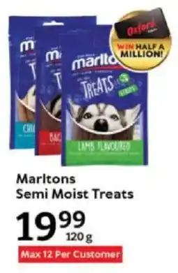 Oxford Freshmarket Marltons Semi Moist Treats offer