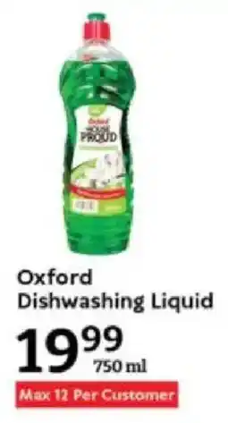 Oxford Freshmarket Oxford Dishwashing Liquid offer