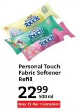 Oxford Freshmarket Personal Touch Fabric Softener Refill offer
