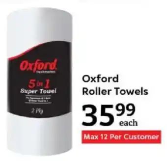 Oxford Freshmarket Oxford Roller Towels offer