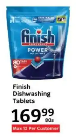 Oxford Freshmarket Finish Dishwashing Tablets offer