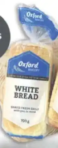 Oxford Freshmarket Oxford Sliced/ Unsliced White Bread offer