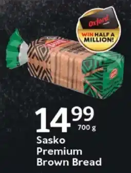 Oxford Freshmarket Sasko Premium Brown Bread offer