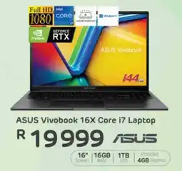 Computer Mania ASUS Vivobook 16X Core i7 Laptop offer