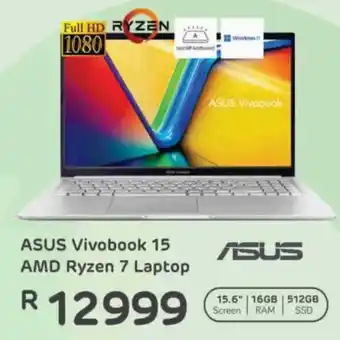 Computer Mania ASUS Vivobook 15 AMD Ryzen 7 Laptop offer