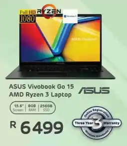 Computer Mania ASUS Vivobook Go 15 AMD Ryzen 3 Laptop offer