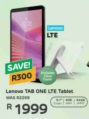 Computer Mania Lenovo Tab One LTE Tablet offer