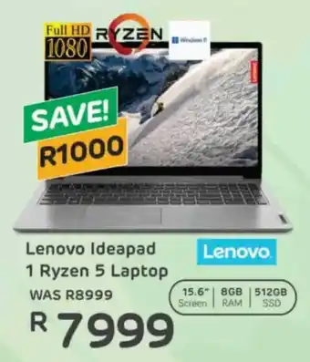 Computer Mania Lenovo Ideapad 1 Ryzen 5 Laptop offer