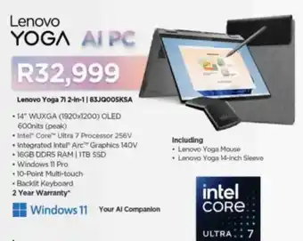 Computer Mania Lenovo Yoga 7i 2-in-1 offer