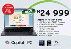 Computer Mania Acer Aspire 14 AI A14-52M offer