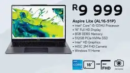 Computer Mania Acer Aspire Lite AL16-51P offer