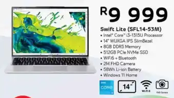Computer Mania Acer Swift Lite SFL14-53M offer