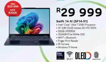 Computer Mania Acer Swift 14 AI SF14-51 offer