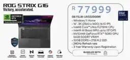 Computer Mania Asus rog strix g16 offer