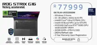 Computer Mania Asus rog strix g16 offer