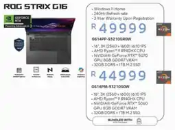 Computer Mania Asus rog strix g16 offer