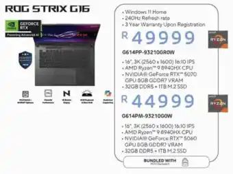 Computer Mania Asus rog strix g16 offer