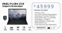 Computer Mania Asus rog flow z13 offer