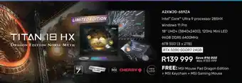 Computer Mania Msi titan 18 hx offer
