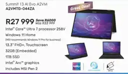 Computer Mania MSI Summit 13 AI Evo A2VM offer