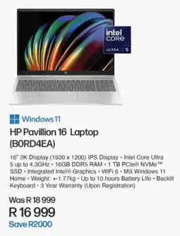 Computer Mania HP Pavillion 16 Laptop offer