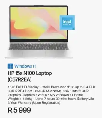 Computer Mania HP 15s N100 Laptop offer