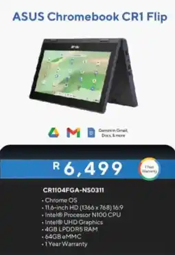 Computer Mania ASUS Chromebook CR1 Flip offer