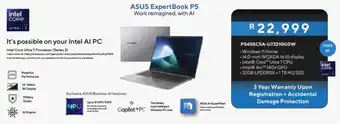 Computer Mania ASUS Expert Book P5 offer
