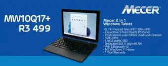 Computer Mania Mecer 2 in 1 Windows Tablet offer