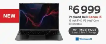 Computer Mania Packard Bell Senna i5 16 Inch FHD IPS Intel Core i5 Notebook offer