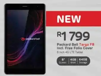 Computer Mania Packard Bell Targa F8 Incl. Free Folio Cover offer