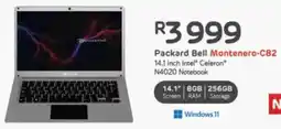 Computer Mania Packard Bell Montenero-C82 14.1 Inch Intel Celeron N4020 Notebook offer